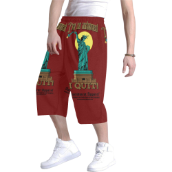Lady Liberty Forlorn Short Pants Men's All Over Print Baggy Shorts (Model L37)