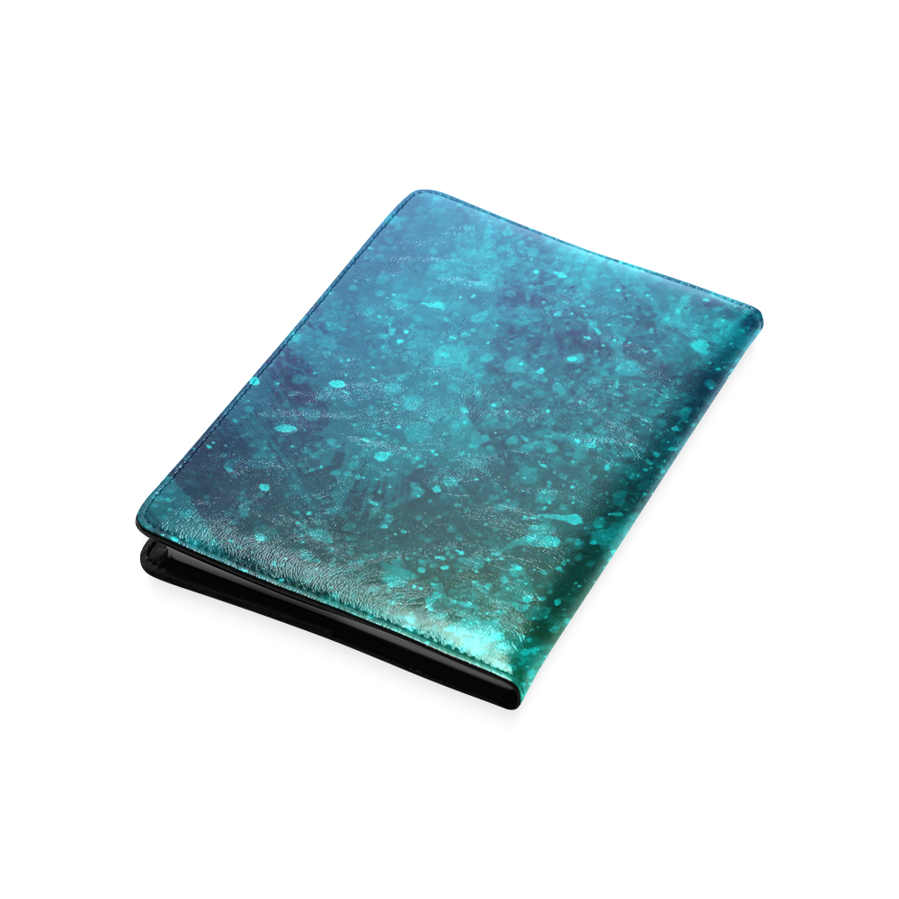 Blue and Green Abstract Custom NoteBook A5