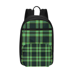 stripes sea green Large Capacity Travel Backpack (Model 1691)