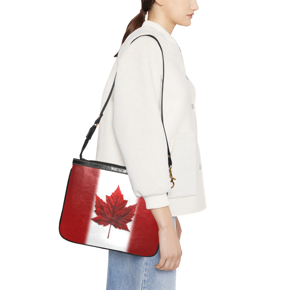 Canada Flag Purse Small Shoulder Bag (Model 1710)