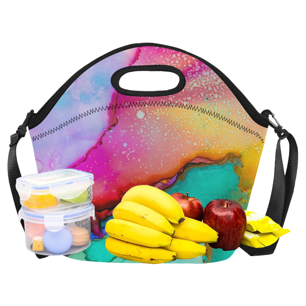 colorful Neoprene Lunch Bag/Large (Model 1669)