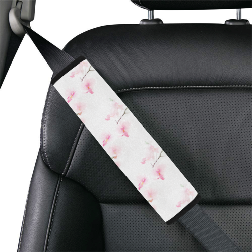 Pattern Orchidées Car Seat Belt Cover 7''x12.6''