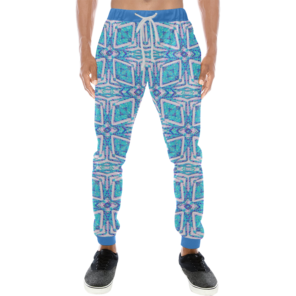 geometric doodle 1 Men's All Over Print Sweatpants (Model L11)