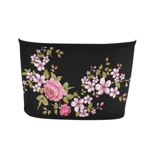 Pure Nature - Summer Of Pink Roses 1 Bandeau Top