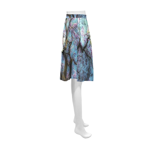 Cherry blossomL Athena Women's Short Skirt (Model D15)