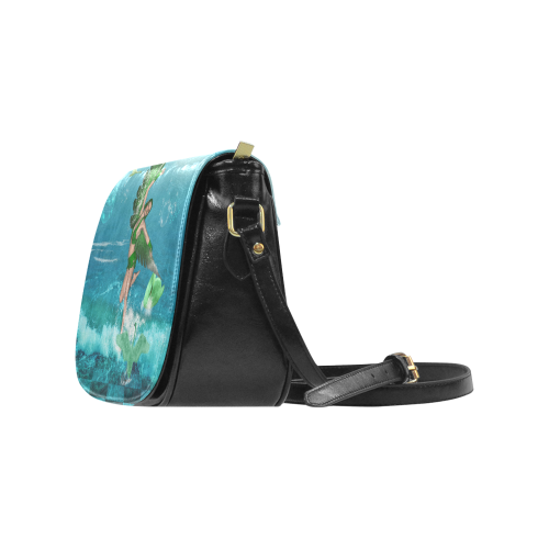 The fairy of birds Classic Saddle Bag/Small (Model 1648)