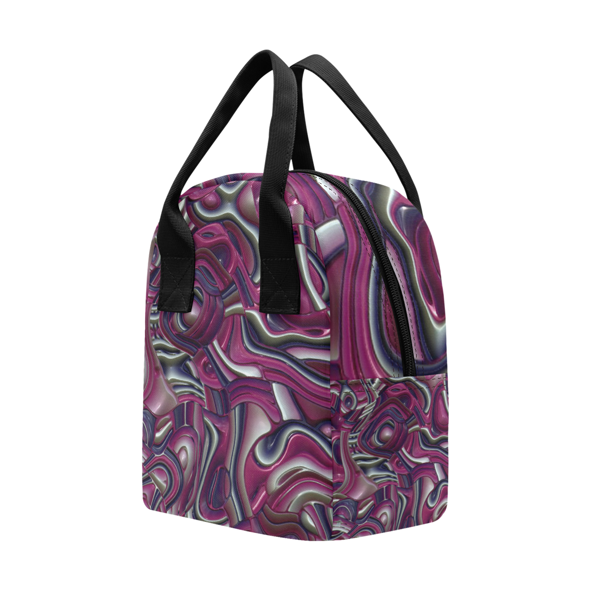 Abstract Art Deco 14 by JamColors Zipper Lunch Bag (Model 1689)