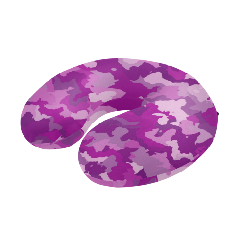 camouflage purple U-Shape Travel Pillow