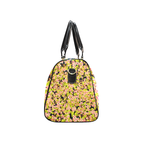 Flower Pattern New Waterproof Travel Bag/Large (Model 1639)