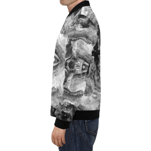 Marmor Pattern by K.Merske All Over Print Bomber Jacket for Men (Model H19)
