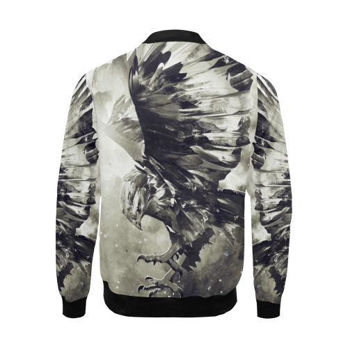 Eagle Bird Animal All Over Print Bomber Jacket for Men/Large Size (Model H19)
