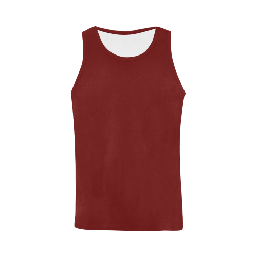 color blood red All Over Print Tank Top for Men (Model T43)