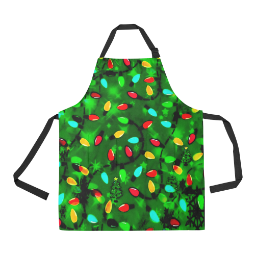 Christmas Pattern by K.Merske All Over Print Apron