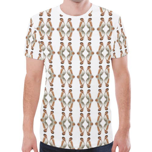 kylie pattern 2a New All Over Print T-shirt for Men (Model T45)