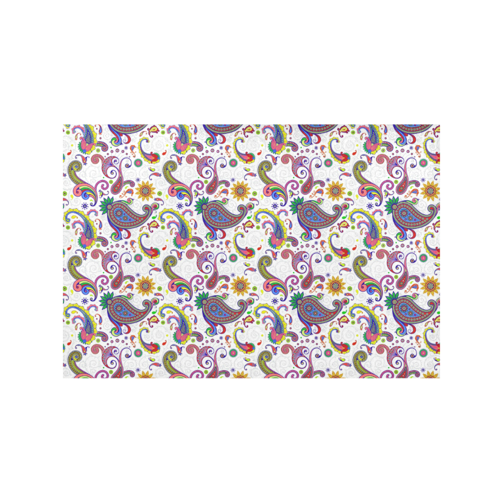 Bright paisley Placemat 12’’ x 18’’ (Set of 4)