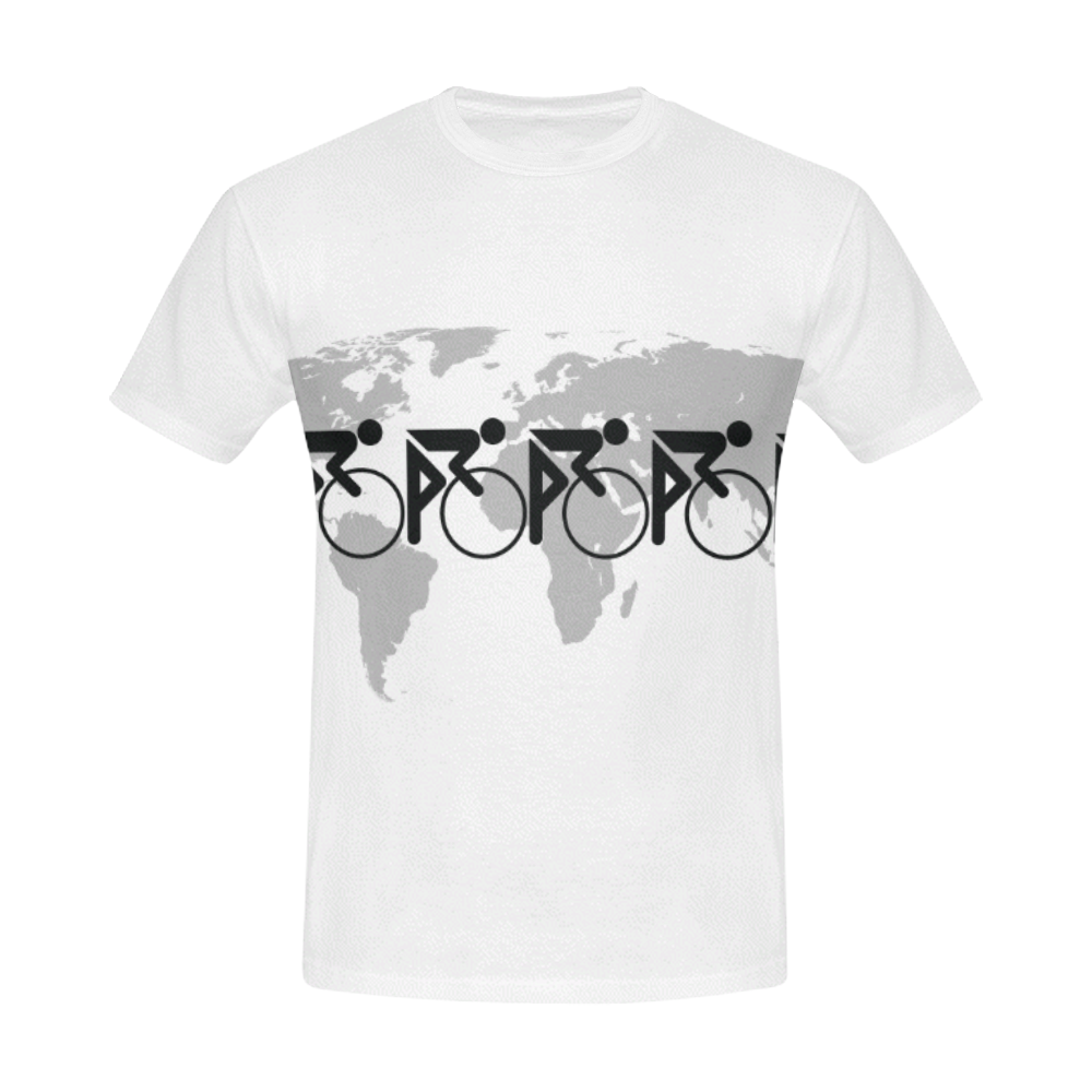 The Bicycle Race 3 Black All Over Print T-Shirt for Men (USA Size) (Model T40)