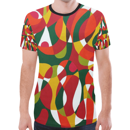 Vita New All Over Print T-shirt for Men (Model T45)