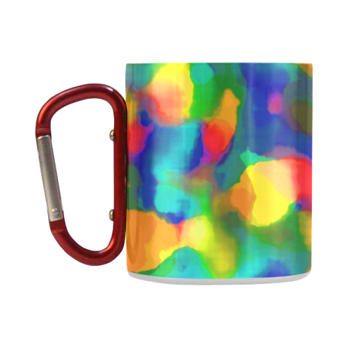 Colorful watercolors texture Classic Insulated Mug(10.3OZ)