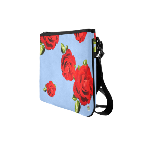 Fairlings Delight's Floral Luxury Collection- Red Rose Slim Clutch Bag 53086a14 Slim Clutch Bag (Model 1668)