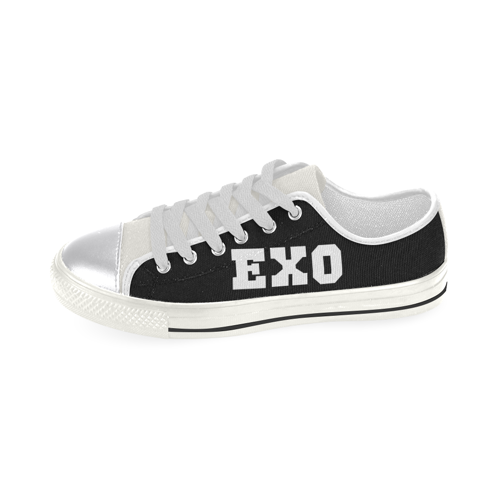 Baekhyun Women's Classic Canvas Shoes (Model 018)