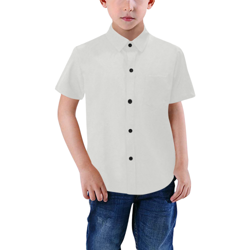 color platinum Boys' All Over Print Short Sleeve Shirt (Model T59)