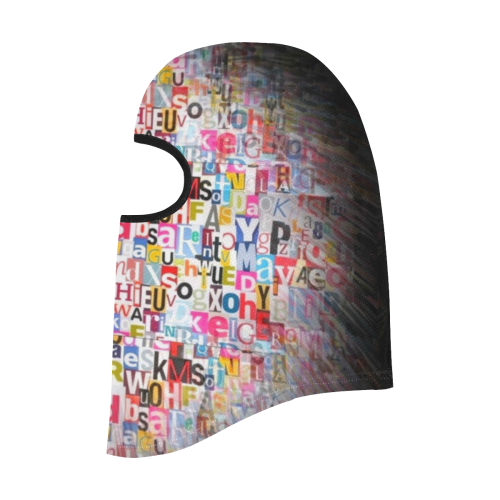 Letters by Artdream All Over Print Balaclava