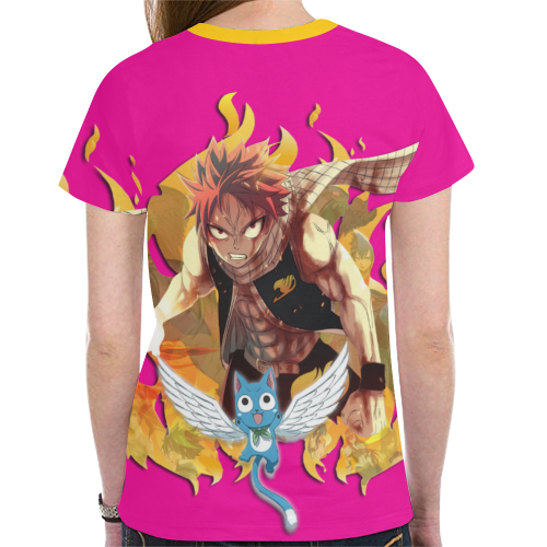 Fairy Tail New All Over Print T-shirt for Women (Model T45)