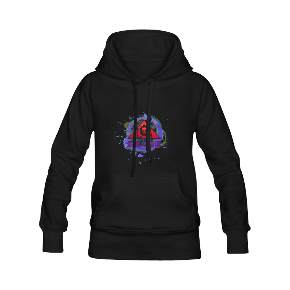 The Lowest of Low Japanese Octopus Triangle Skull Logo Men's Classic Hoodie (Remake) (Model H10)