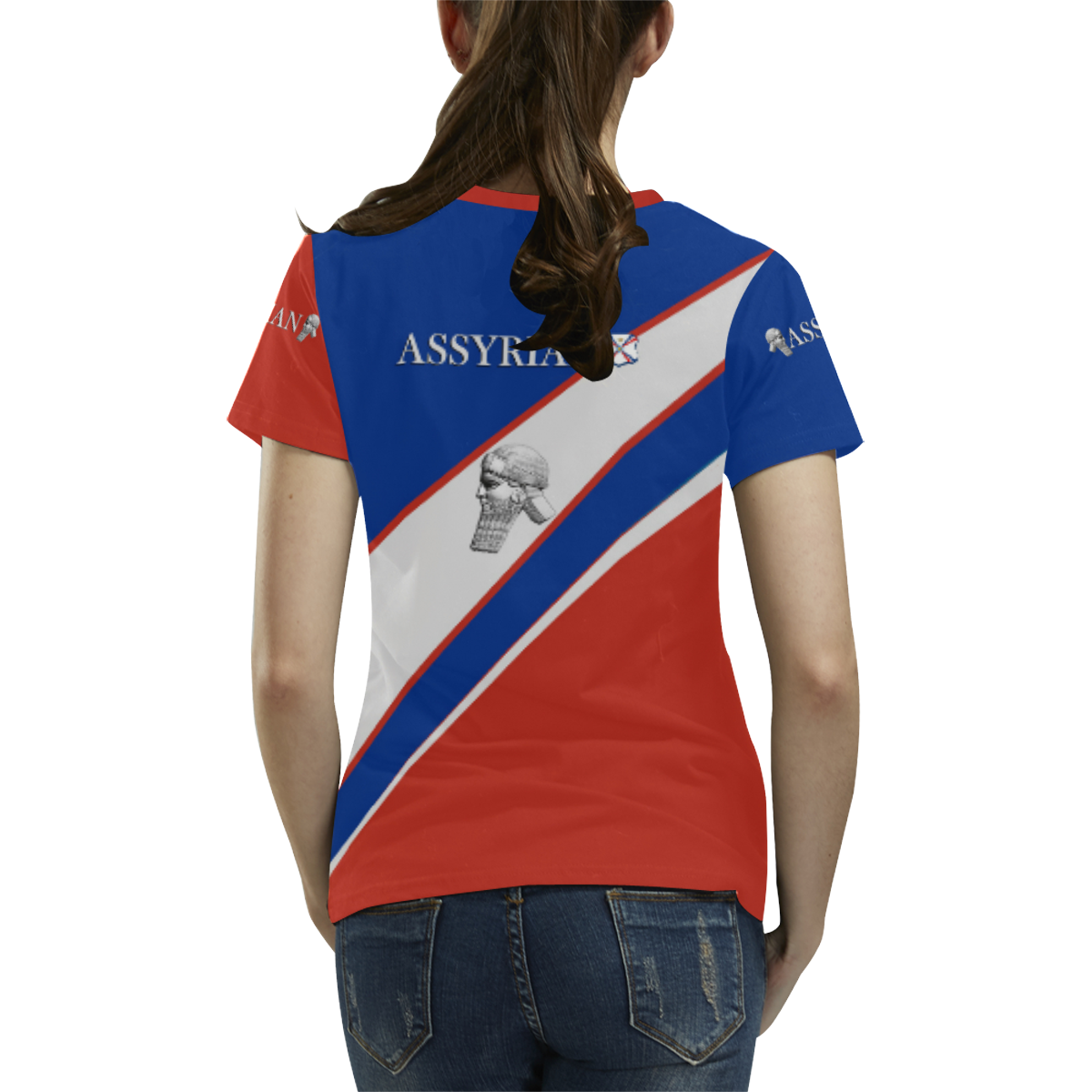The Assyrian King All Over Print T-shirt for Women/Large Size (USA Size) (Model T40)