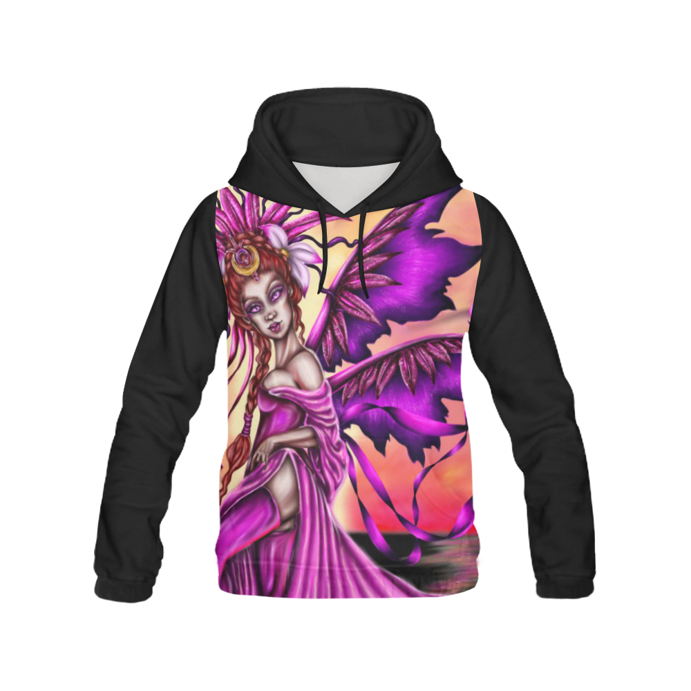 :Caer'Delii's Light: FAERY ORACLE All Over Print Hoodie for Men (USA Size) (Model H13)