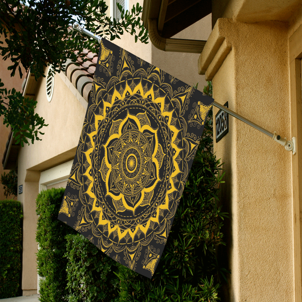 MANDALA SUNSHINE Garden Flag 28''x40'' （Without Flagpole）