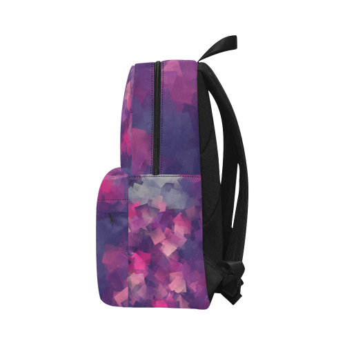 purple pink magenta cubism #modern Unisex Classic Backpack (Model 1673)