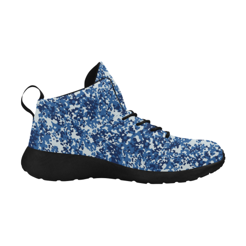 Digital Blue Camouflage Women's Chukka Training Shoes/Large Size (Model 57502)