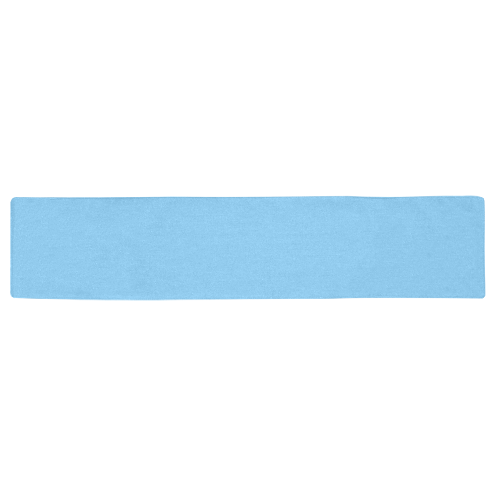 color light sky blue Table Runner 16x72 inch