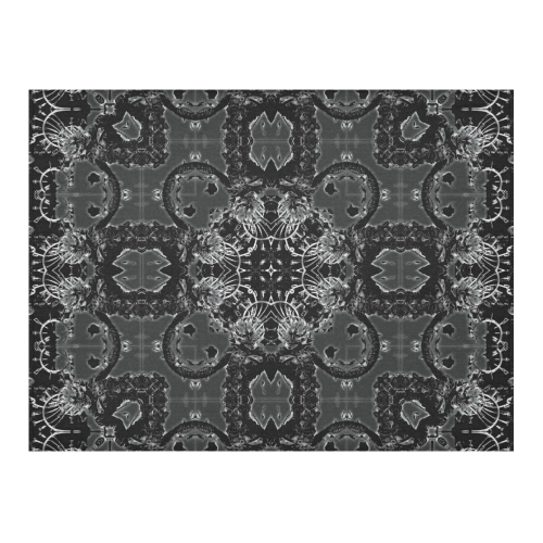 Gothic Luciferian Altar Cloth Design Darkstar Cotton Linen Tablecloth 52"x 70"