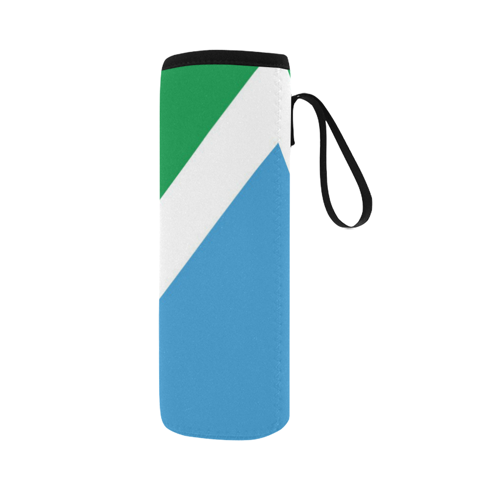 Vegan Flag Neoprene Water Bottle Pouch/Large