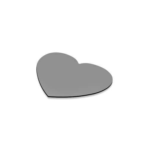 color grey Heart Coaster