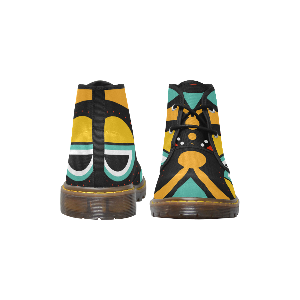african traditional Women's Canvas Chukka Boots/Large Size (Model 2402-1)