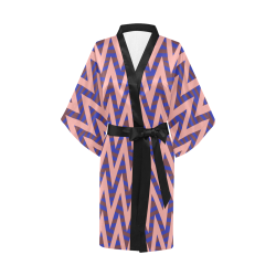 Cream Chevron Kimono Robe