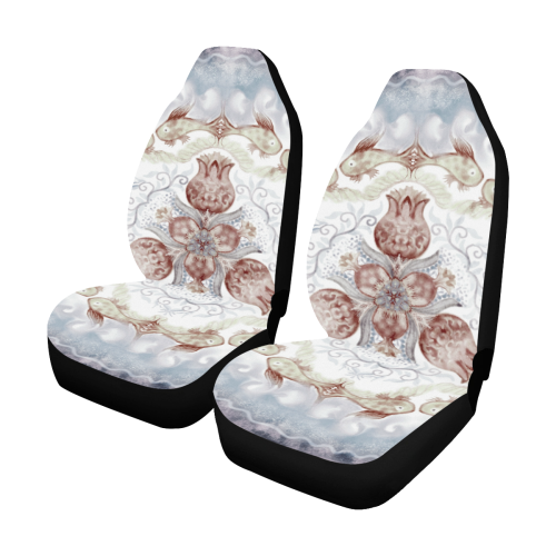 poissons et grenades 6 Car Seat Covers (Set of 2)
