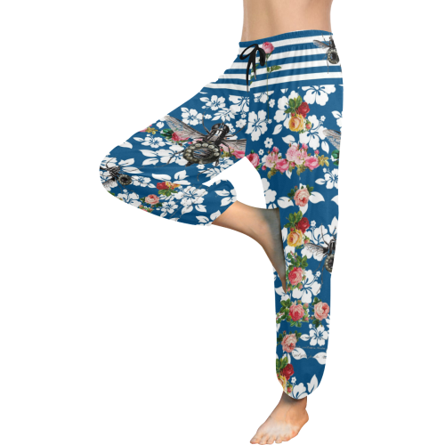 Rotary Bugs on the Canal Women's All Over Print Harem Pants (Model L18)