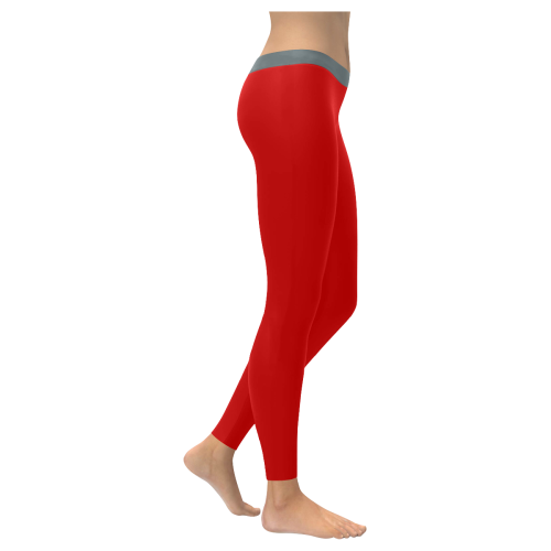 Dabnimals RACCOON Women's Low Rise Leggings (Invisible Stitch) (Model L05)