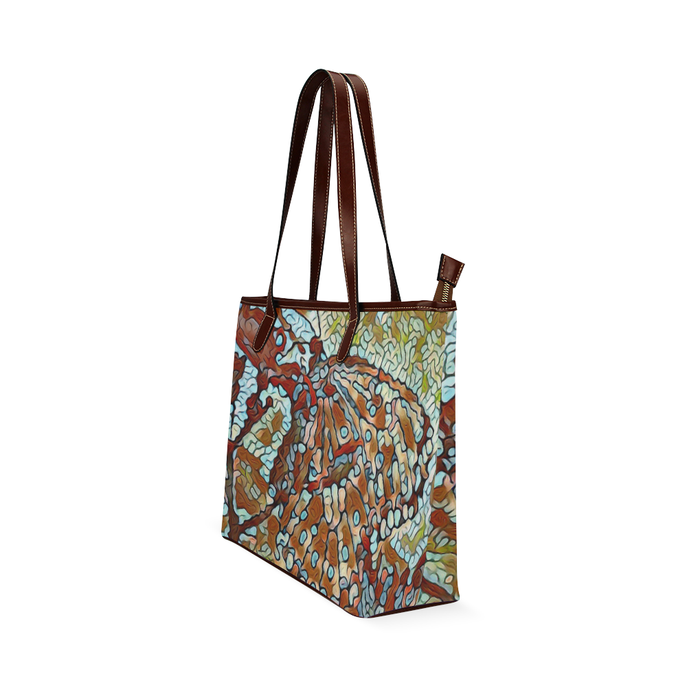 No Rocks Butterfly Shoulder Tote Bag (Model 1646)