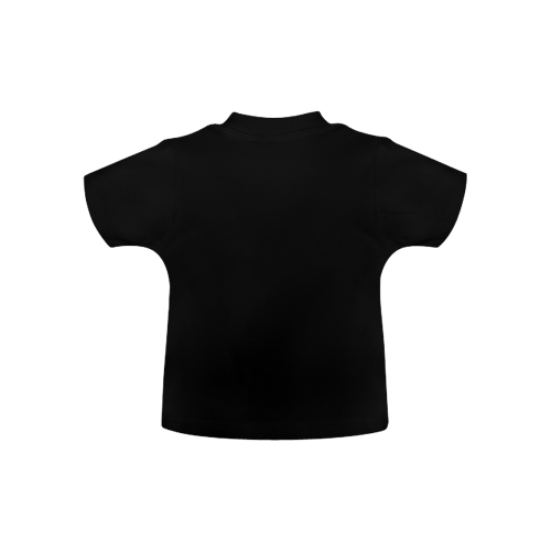 Smiling Panda Black Baby Classic T-Shirt (Model T30)