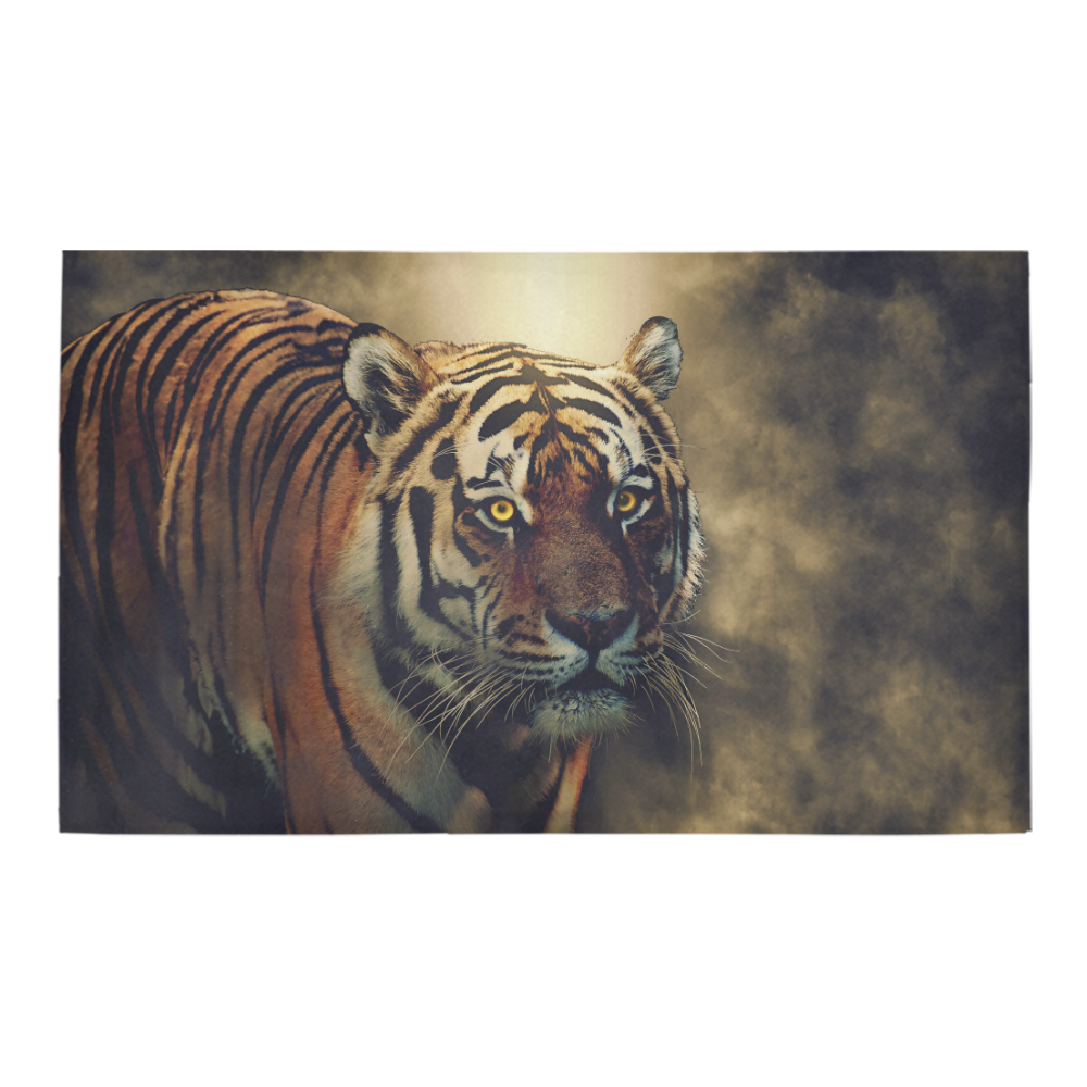 Tiger Tiger Eyes Burning Bright Azalea Doormat 30" x 18" (Sponge Material)