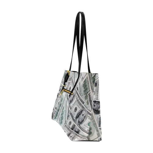 Cash Money / Hundred Dollar Bills Euramerican Tote Bag/Large (Model 1656)