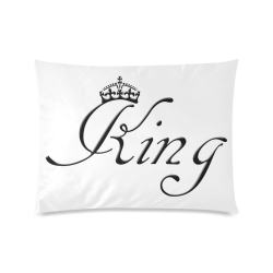 For the King Custom Zippered Pillow Case 20"x26"(Twin Sides)