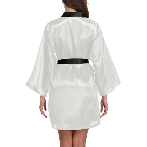 color platinum Long Sleeve Kimono Robe