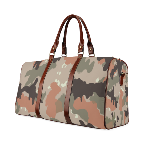 Desert camouflage Waterproof Travel Bag/Small (Model 1639)