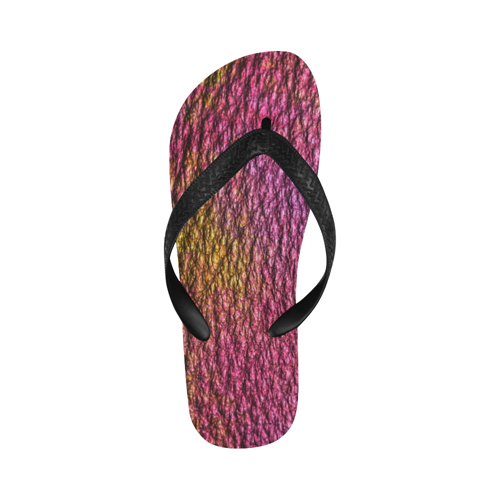 Design shoes -- exotic pink women Designers edition Flip Flops for Men/Women (Model 040)